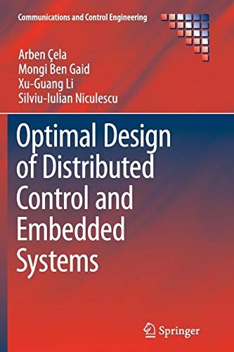 Cover for Optimal Design of Distributed Control and Embedded Systems