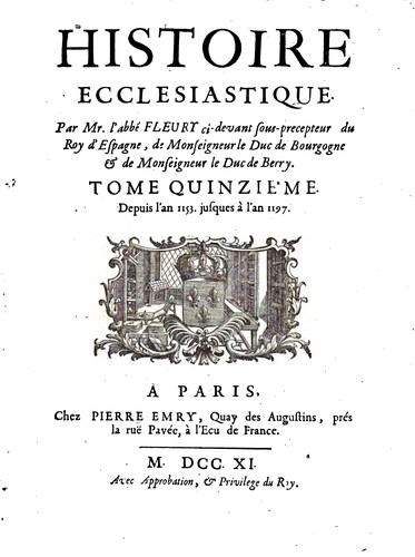 Cover for Histoire ecclésiastique