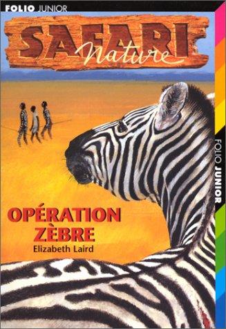 Cover for Opération zèbre