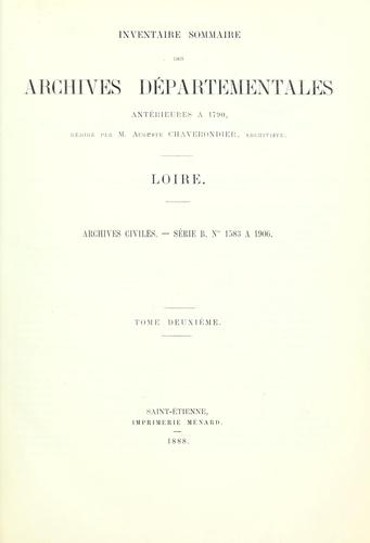 Cover for Loire.