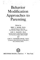 Cover for Behavior modification approaches to parenting