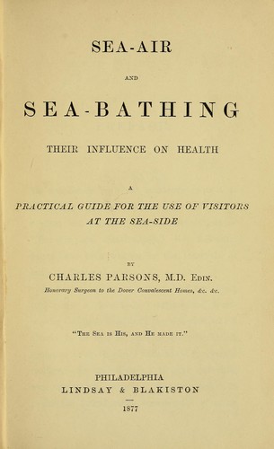 Cover for Sea-air and sea-bathing