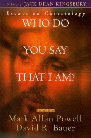 Cover for Who do you say that I am?