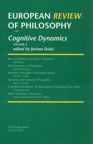 Cover for European Review of Philosophy, 2