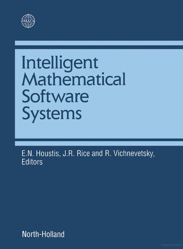 Cover for Intelligent mathematical software systems