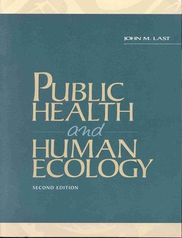 Cover for Public health and human ecology