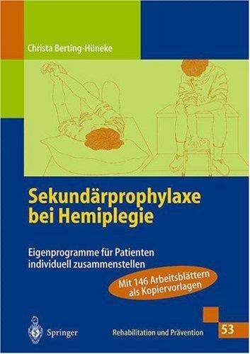 Cover for Sekundärprophylaxe bei Hemiplegie