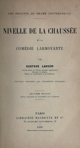 Cover for Les origines du drame contemporain.