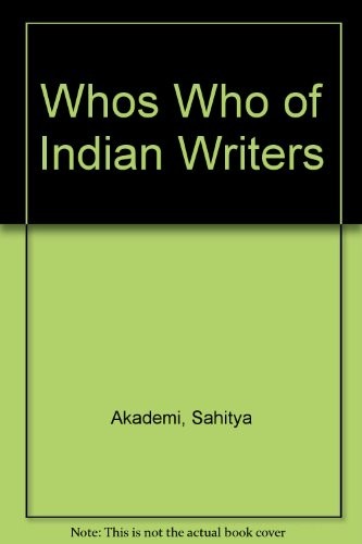 Cover for Who's who of Indian writers