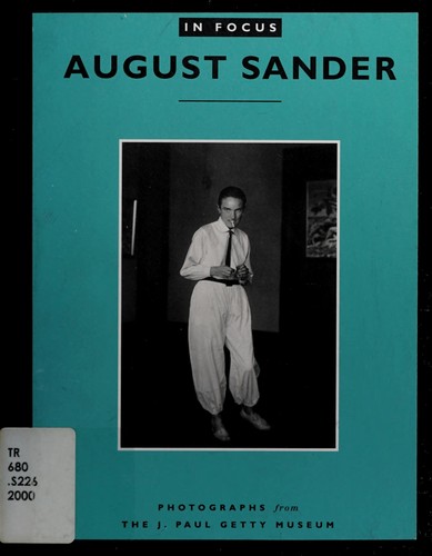 Cover for August Sander