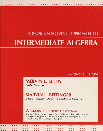 Cover for Intermediate Algebra - A Problem-solving Approach