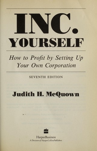 Cover for Inc. yourself