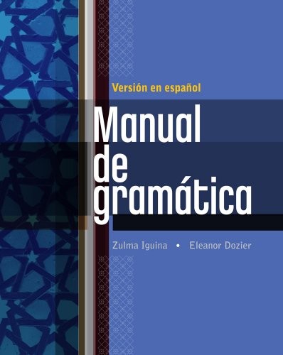 Cover for Manual de gramática