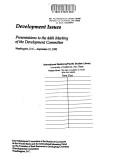 Cover for Development Issues
