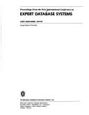 Cover for Expert Database Systems