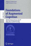Cover for Foundations of augmented cognition