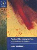 Cover for Applied thermodynamics for engineering technologists
