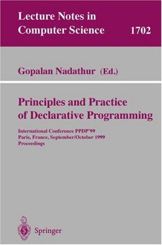 Cover for Principles and Practice of Declarative Programming