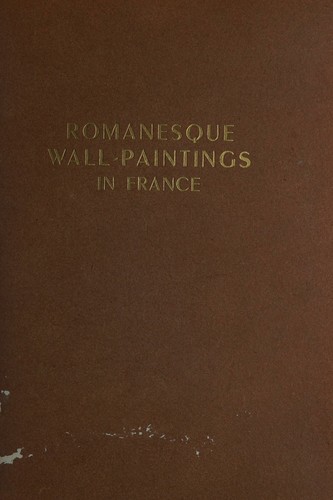 Cover for Romanesque wall paintings in France