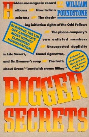 Cover for Bigger Secrets