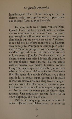 Cover for Les grandes bourgeoises