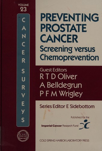 Cover for Preventing Prostate Cancer: Screening Versus Chemoprevention