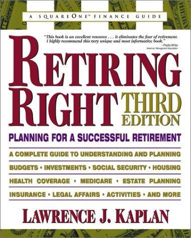 Cover for Retiring Right