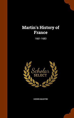 Cover for Martin's History of France