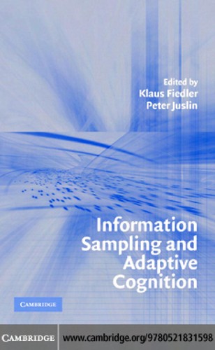 Cover for Information Sampling and Adaptive Cognition