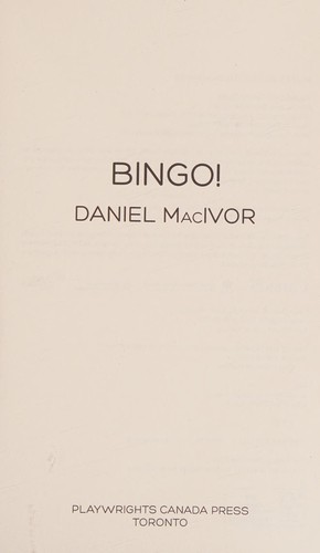 Cover for Bingo!