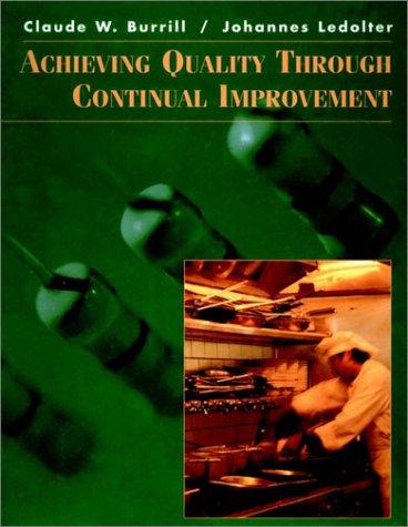 Cover for Achieving quality through continual improvement