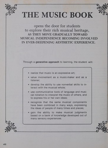 Cover for The Music Book