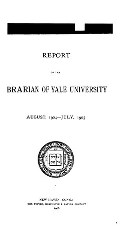 Cover for Report