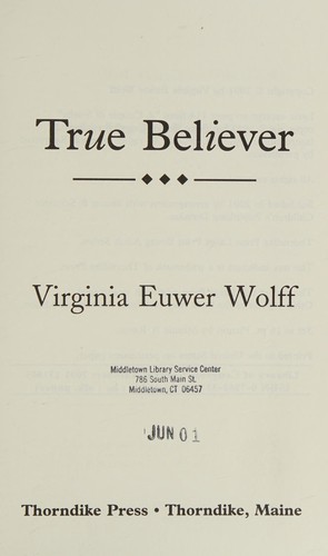 Cover for True believer