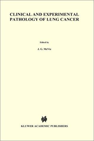 Cover for Clinical and experimental pathology of lung cancer