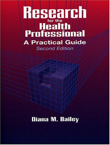 Cover for Research for the health professional