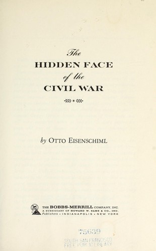 Cover for The Hidden Face of the Civil War
