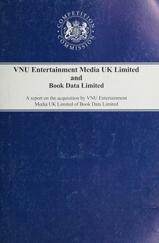Cover for VNU Entertainment Media UK Limited and Book Data Limited