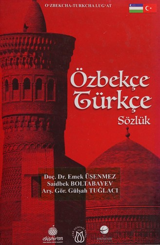 Cover for Özbekçe-Türkçe sözlük