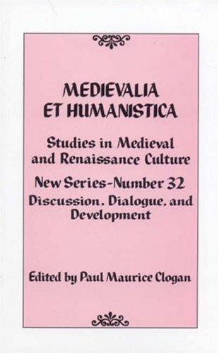 Cover for Medievalia et Humanistica No. 32
