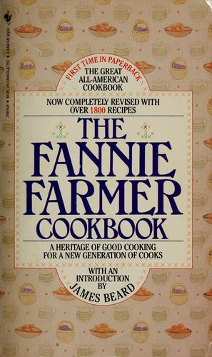 Cover for The Fannie Farmer cookbook