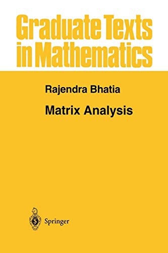 Cover for Matrix Analysis
