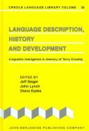 Cover for Language Description, History and Development