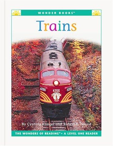 Cover for Trains (Wonder Books Level 1 Transportation)