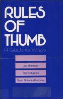 Cover for Rules of thumb
