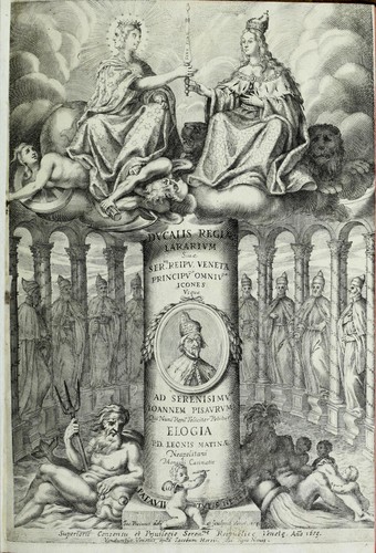Cover for Ducalis regiae lararium, siue, Ser[enisi]m[a]e Reipu. Venetae principu[m] omniu[m] icones