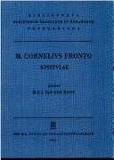 Cover for M. Cornelii Frontonis Epistulae