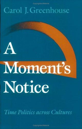 Cover for A moment's notice