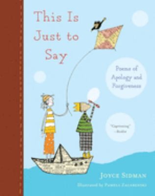 Cover for This Is Just to Say