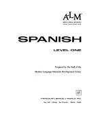 Cover for A-LM Spanish: Level one : Spanish culture activity book (A-LM, audio-lingual materials : listening, speaking, reading, writing)